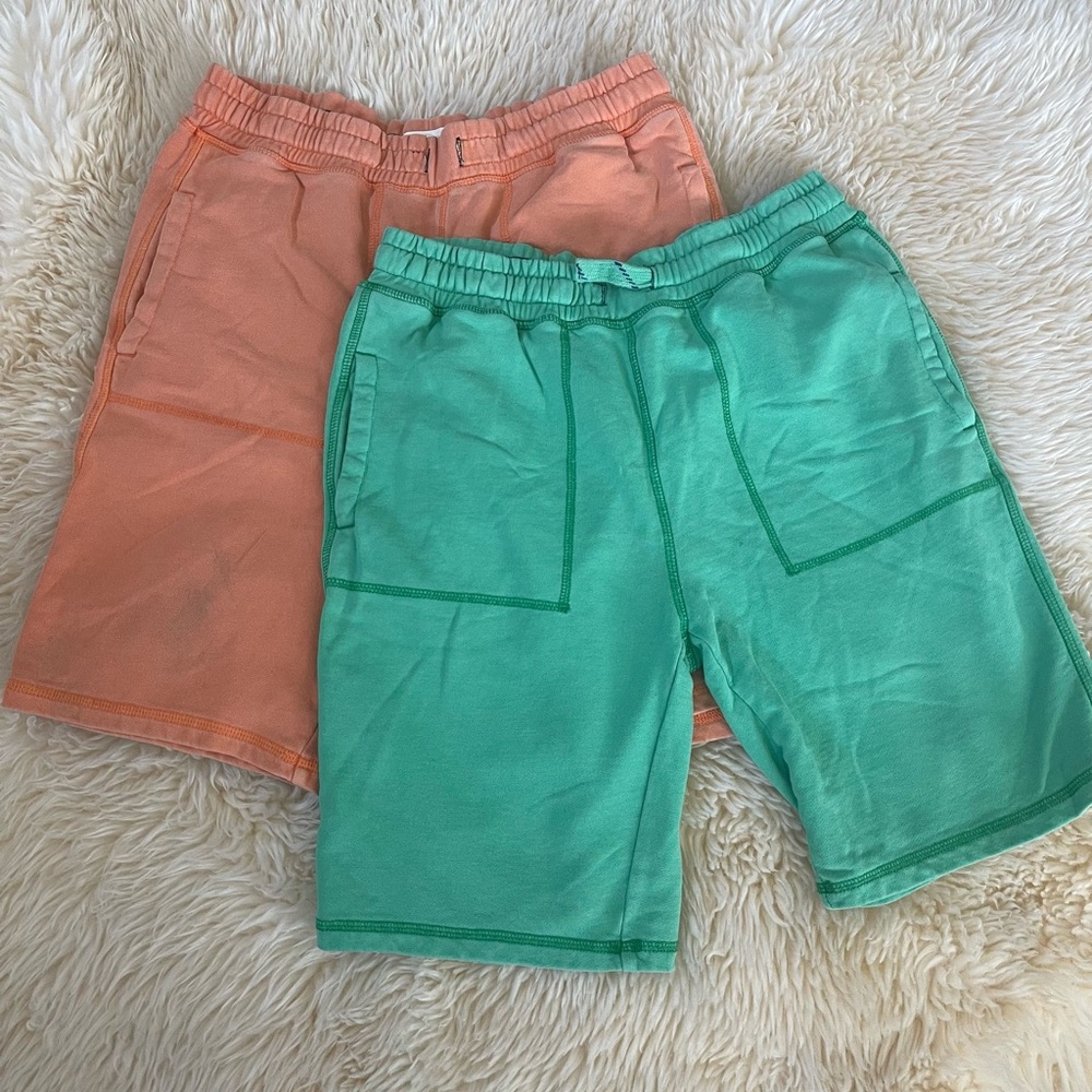 2 Pairs of Boys Mini Boden play shorts size 14